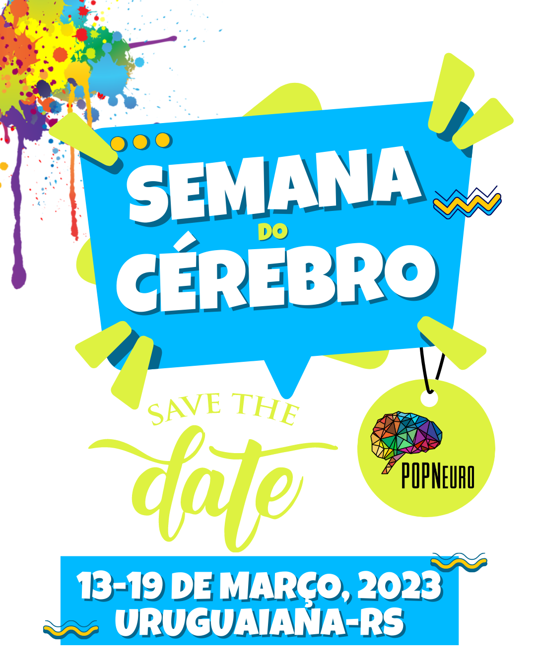 Semana Internacional do Cérebro ocorre de 13 a 19 de março em Uruguaiana Semana Internacional do Cérebro ocorre de 13 a 19 de março em Uruguaiana