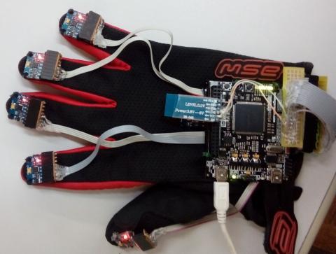 Luva inteligente para detecção de movimentos (Foto: Divulgação) Luva inteligente para detecção de movimentos