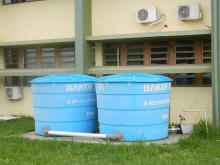 Caixas d'água corretamente tapadas - Campus Itaqui Caixas d'água corretamente tapadas - Campus Itaqui