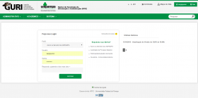 Tela de login mostra novas funcionalidades para a segurança do sistema